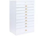 Takı Armoire Dolabı, Daimi Takı Depolama Sandığı, Ceviz Takı Armoire Dolabı 10 Çekmeceli, Küpe Kolye Bilezikler için Takı Depolama Dolabı Organizatör, Kız Hediye