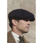 Takı Dükkanı Erkek Kasket Peaky Blinders Driver Kaşmir Şapka Bere Fötr Cp224U siyah