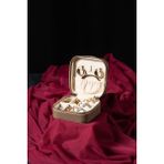 Takı & Mücehver Saklama Çantası Küpe Yüzük Küpe Organizer Kutusu - Ahşap