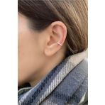 TakıConcept Düz Sade İnce Earcuff Deliksiz Kıkırdak Küpesi