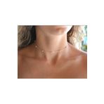 TakıConcept Terazi Burcu Pembe (gül) Kuvars Doğal Taşlı Choker Kolye