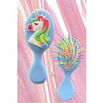 TakıDolabı Mavi Renk Unicorn Figürlü Saç Tarama Fırçası Tarak
