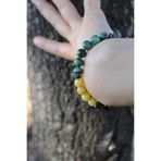 takıdükkanım Yay Burcu Kaplan Gözü Aventurin Kan Taşı Peridot (Zebercet) Çeroit 8 Mm Bleklik