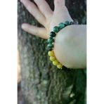 takıdükkanım yaybayan14 Yay Burcu Kaplan Gözü Aventurin Kan Taşı Peridot (Zebercet) Çeroit 8 Mm Bleklik