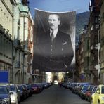 Takım Elbiseli Sivil Gazi Mustafa Kemal Atatürk - Portre - Portre Cephe Poster Bayrak-4X6 metre