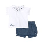 Takım / T-Shirt+Pantalon - Yenidoğan - Mavi