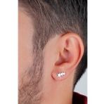 Takım Yıldızı Model Gümüş Erkek Küpe