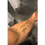TAKIŞTIR Geçici Atatürk Imza Dövme Tattoo