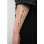 TAKIŞTIR Geçici Atatürk Imza Mini Dövme Tattoo