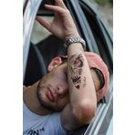 TAKIŞTIR Gerçekçi Geçici Baykuş Dövme Tattoo