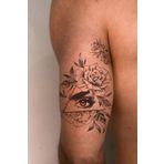 TAKIŞTIR Gerçekçi Geçici Gül Ve Göz Dövme Tattoo