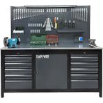 Takpower 2 Metre Dolu Takım Tezgahı 10 Çekmeceli 1 Dolaplı Pro - Standart - Renkli
