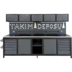 Takpower TTR4431 3 Metre Takım Tezgahı 10 Çekmeceli 10 Dolaplı Ara Bölmeli - Standart - Renkli
