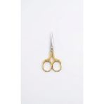 Taksun Söz ve Nişan Makası 13 cm - Paslanmaz Çelik Vintage Tasarım Nakış ve El İşi Makası - Lüks Gümüş Renkli İşlemeli Söz Nişan Tepsisi Makası - Şık Çeyizlik Hediyelik Tören Makası (ALTIN)