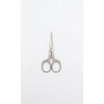 Taksun Söz ve Nişan Makası 13 cm - Paslanmaz Çelik Vintage Tasarım Nakış ve El İşi Makası - Lüks Gümüş Renkli İşlemeli Söz Nişan Tepsisi Makası - Şık Çeyizlik Hediyelik Tören Makası (GÜMÜŞ)