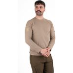 Taktik Uzun Kollu Cepli Tişört - Bej | Erkek Outdoor & Güvenlik Giyim - XL