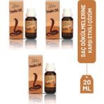 Tala Yılan Yağı 3 Lü Set 20 ml Saç Dökülmelerine Karşı Etkili Doğal Ürün