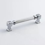 Talas 128 Mm Çizgili Krom Renk Metal Kulp Mobilya Çekmece Mutfak Dolabı Dolap Kulpları Kulb 22.4 Cm