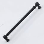 Talas 160 Mm Çizgili Siyah Metal Kulp Mobilya Çekmece Mutfak Dolabı Dolap Kulpları Kulb 16 Cm