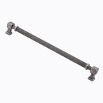 Talas Antik Gümüş 224 Mm Tırtıklı Metal Kulp Kapak Kulpu Dayanıklı Kulpları Mobilya Çekmece Dolap