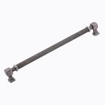 Talas Antik Gümüş 288 Mm Metal Tırtıklı Kulp Kulpları Mobilya Çekmece Dolap Kapak Kulpu Dayanıklı