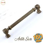 Talas Antik Sari Cizgili Metal Kulp 160 Mm 16 Cm Mobilya Cekmece Mutfak Dolabi Dolap Kulplari Kulb