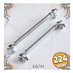 Talas Krom Cizgili Metal Kulp Kulpu 224 Mm Mobilya Cekmece Mutfak Dolabi Dolap Kulplari Kulbu