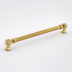 Talas Tırtıklı Gold Altın 256 Mm Metal Kulp Kapak Kulpu Dayanıklı Mobilya Çekmece Dolap Kulpları
