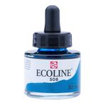 TALENS 11255081 Ecoline 30ml, Cam Şişe, Prussian Blue