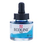 TALENS 11255221 Ecoline 30ml, Cam Şişe, Turquise Blue