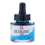 TALENS 11255781 Ecoline 30ml, Cam Şişe, Sky Blue Cyan