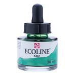 TALENS 11256021 Ecoline 30ml, Cam Şişe, Deep Green