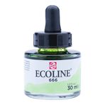 TALENS 11256661 Ecoline 30ml, Cam Şişe, Pastel Green