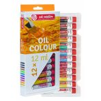 Talens 12 Renk Yağlı Boya 1 Paket Art Creation Oil Colour 12X12ml Yağlı Boya Seti Canlı Renkler Tuval Resim
