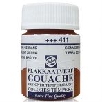 Talens 411 Burnt Sienna 16 ml Cam Şişe Guaj Boya