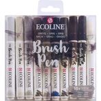 Talens 9805 10'lu Set Gri Renkler Ecoline Brush Pen