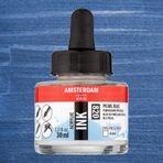 Talens Amsterdam 30 ml 820 Pearl Blue Akrilik Mürekkep
