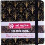 Talens : Art Creation Sert Kapaklı Eskiz Defteri : Art Deco (80 Sayfa - 140 Gr) - 12 x 12 cm