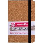 Talens : Art Creation Sert Kapaklı Eskiz Defteri : Cork : (80 Sayfa - 140 Gr) - 9 x 14 cm