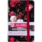 Talens : Art Creation Sert Kapaklı Eskiz Defteri : Flowers (80 Sayfa - 140 Gr) - 9 x 14 cm