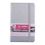 Talens Art Creation Shiny Silver 80 Yaprak 140 gr 9x14 cm Sketch Book Eskiz Defteri
