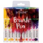 Talens Ecoline Brush Pen 20 Renk Fırça Uçlu Çizim Kalemi Seti