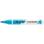 Talens Ecoline Sky Blue Cyan Fırça Uçlu Sulu Boya Kalemi