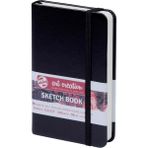 Talens Sert Kapaklı Eskiz Defteri 80 Yaprak 140 gr Siyah 9 x 14 cm Boyutuyla Pratik