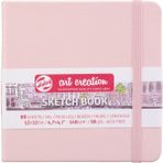 Talens Sketchbook Sert Kapak Eskiz Çizim Defteri 12 x 12 cm 140 gr 80 Yaprak Pastel Pembe