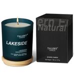 TALENT CANDLES Ev Kokulu Mumlar, Doğal Soya Mumu, Kokulu Mum Stres Giderici ve Rahatlama, Lavanta Sedir Ağacı, Orta Kavanoz, Ev ve Yatak Odası Dekoru için İdeal