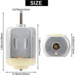 Talent Dc 1.5V - 3V Mini Elektrik Motoru 18000 Rpm, Dıy Oyuncak Hobi (Yurt Dışından)