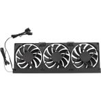 Talent Evrensel Gpu Soğutma Fanı 3X90MM Argb Sync Aydınlatma 5V Adreslenebilir Rgb Sessiz Kasa Pcı Grafik Kartı Soğutucu Fan (Yurt Dışından)