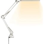 Talent Kelepçeli LED Masa Lambası, 10W Döner Kol Masa Lambası, 3 Aydınlatma Modu, Çalışma, Çizim, Ofis Için Ayarlanabilir Masa Lambası (Yurt Dışından)