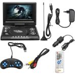 Talent Taşınabilir 7.8 Inç Tv Ev Araba DVD Oynatıcı Hd VCD CD Mp3 Hd Evd Oynatıcı Tv/fm/usb/oyun Fonksiyonu-Ab Tak (Yurt Dışından) - Renkli